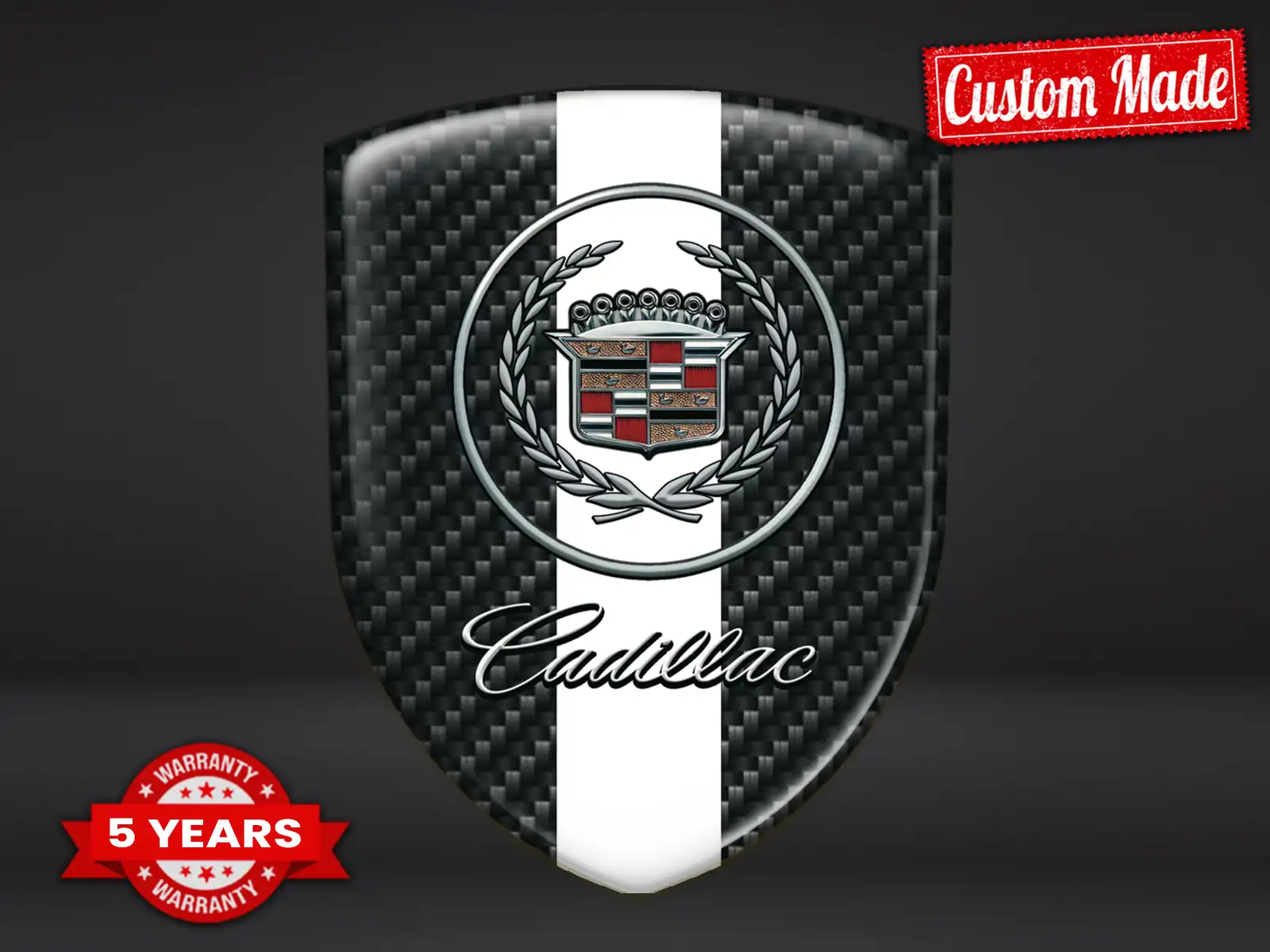 Cadillac Domes Sticker Luxus Finish Limited Edition Domes